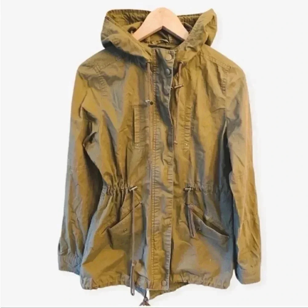 Love Tree Combat Cargo Womens Olive Jacket SZ M